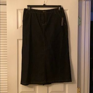 Dark blue Jean skirt!